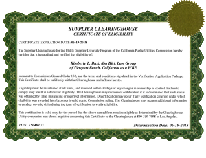 Supplier-Clearinghouse-Certificate-of-Eligibility-06192015-(1)